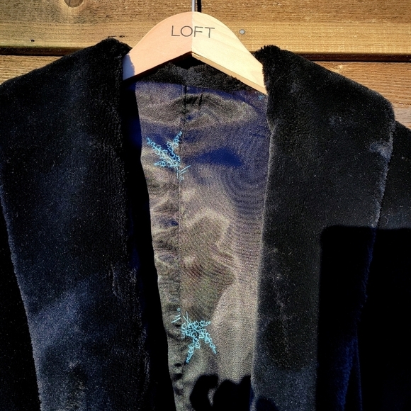 Vintage black faux fur coat Taylor Swift style - Picture 10 of 15